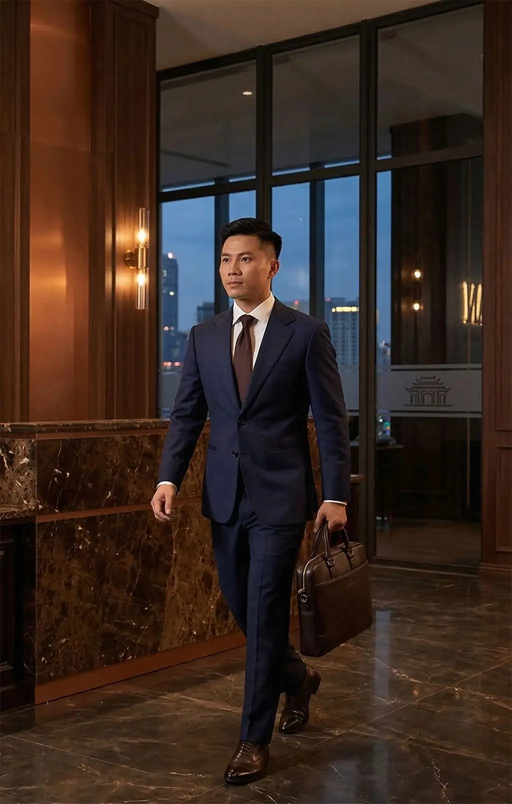 Luxury uniform fitting at DUAN Tailor